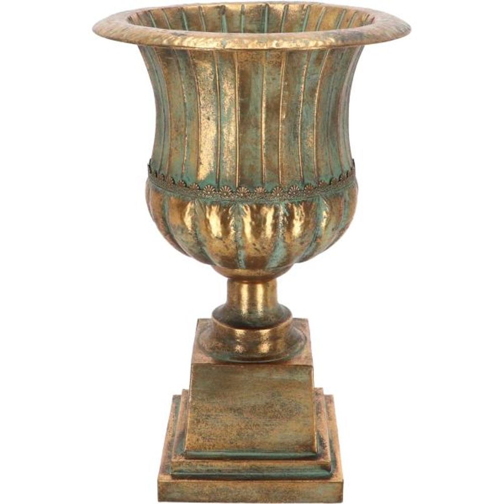 Vase en métal vieilli médicis modèle 6