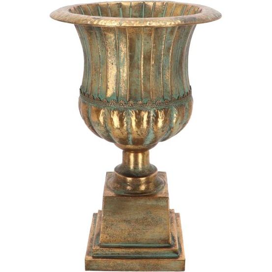 Vase en métal vieilli médicis modèle 6