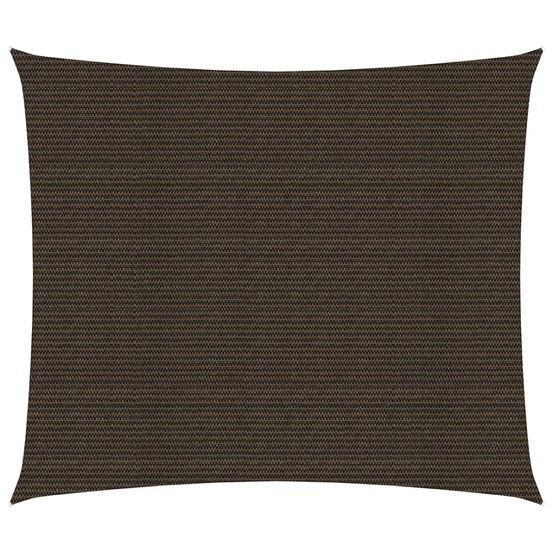 Voile d'ombrage 160 g/m² 2,5 x 3 m pehd marron