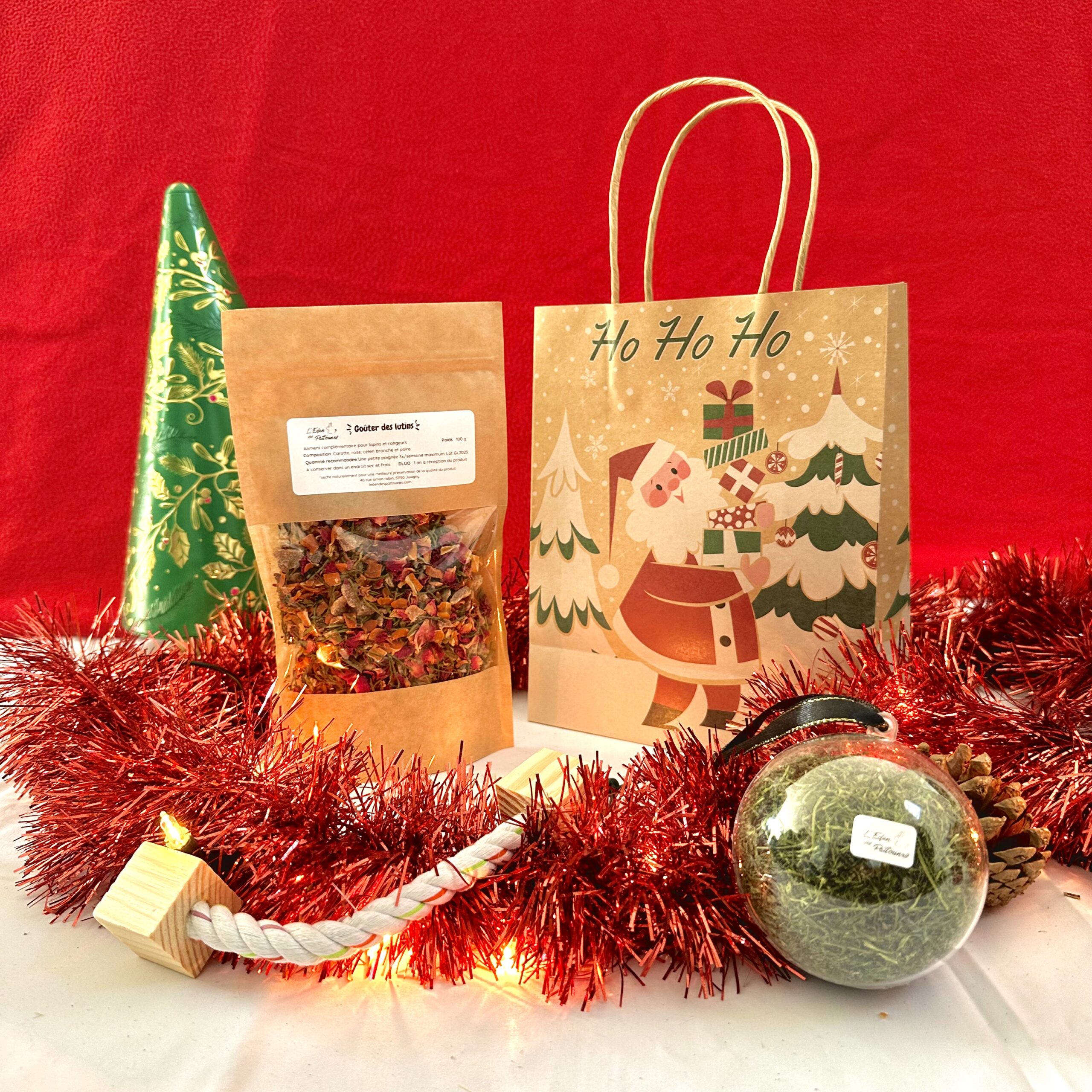 Boîte Cadeau de Noël - Coffrets Cadeaux de Noël pour Cadeaux - Lot de 3  boîtes-Cadeaux en Tissu de Noël pour Emballage Cadeau