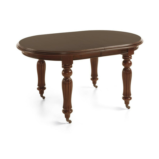 Table à manger 6 places bois marron - helvinia décoration d'autrefois