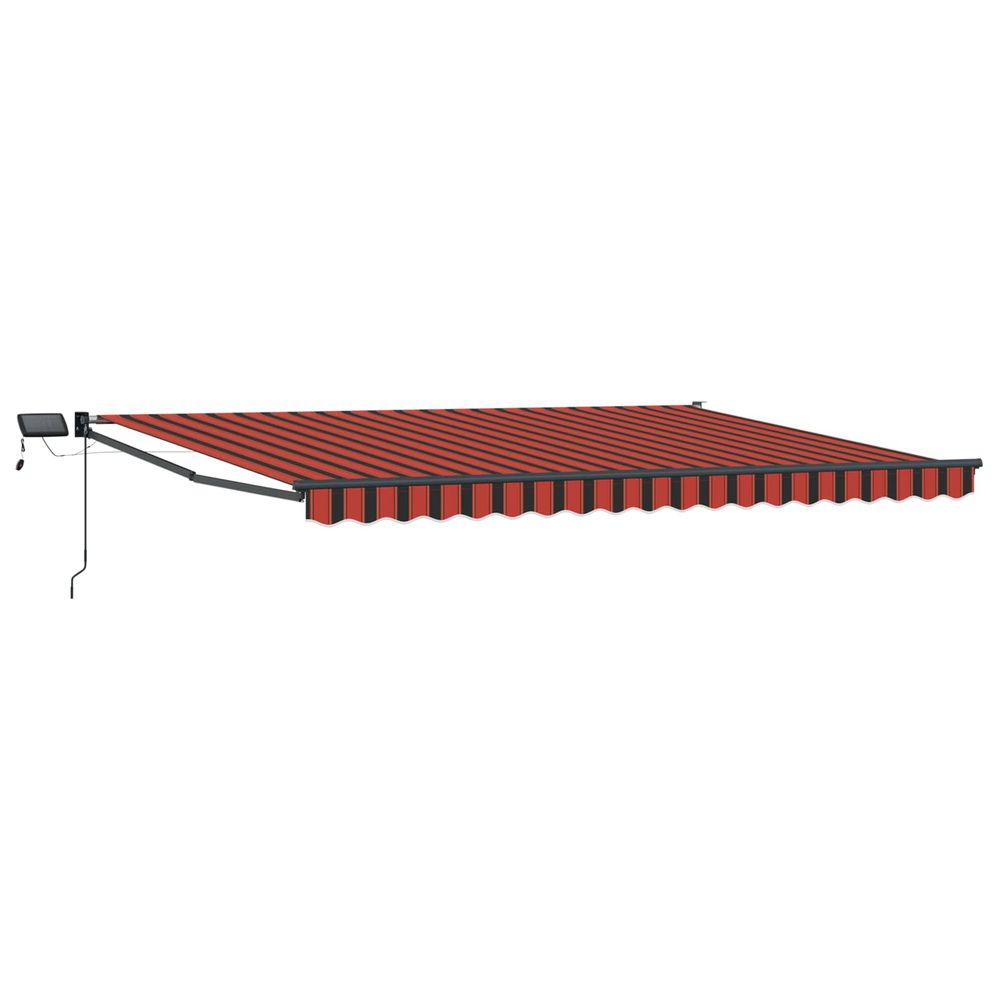 Store rétractable manuel avec leds 4,5 × 3 m