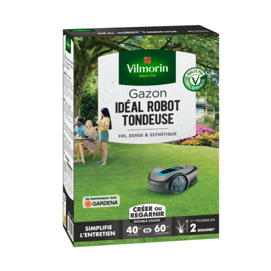 Gazon spécial robot tondeuse vilmorin 1kg - entretien facile et résistant