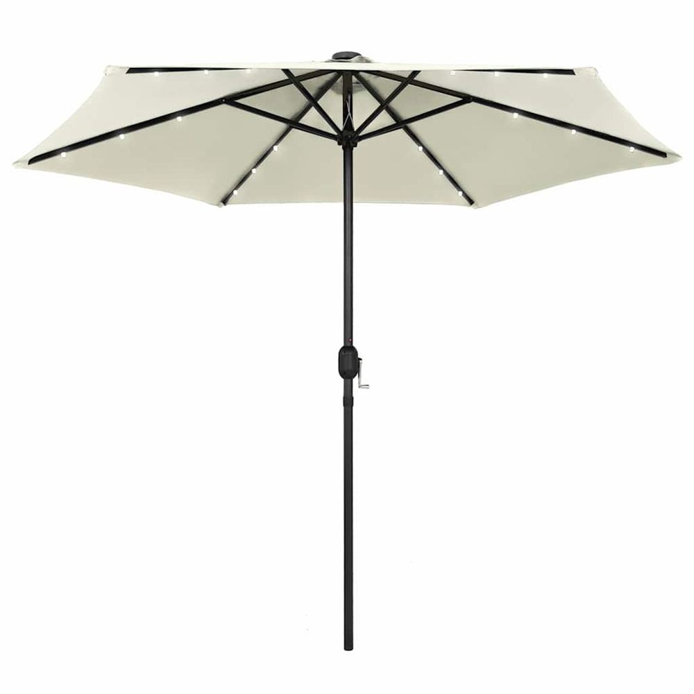 Parasol avec LED et mÃ¢t en aluminium