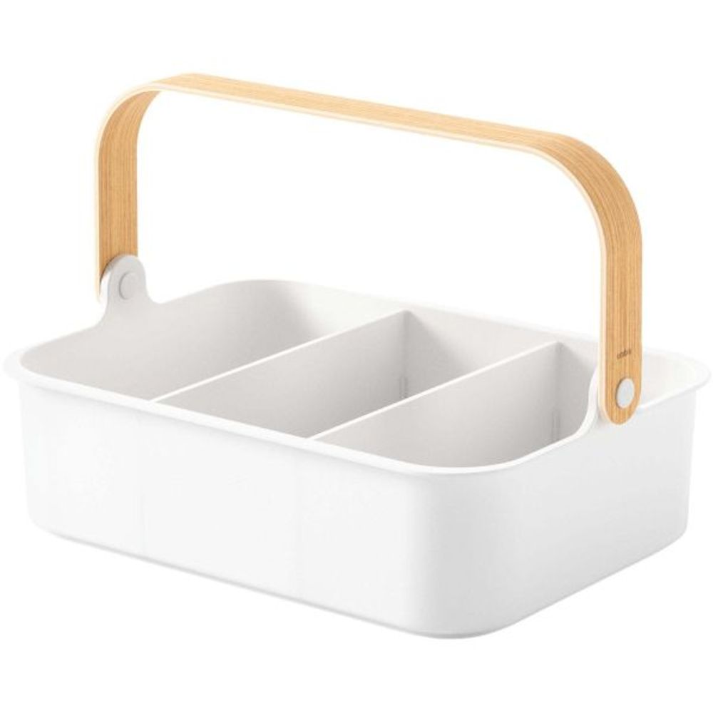 Bac de rangement avec poignée empilable bellwood 35 x 26 x 13 cm