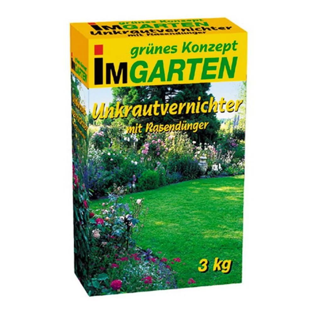 9 kg engrais pour gazon avec désherbant + action prolongée (100m²)