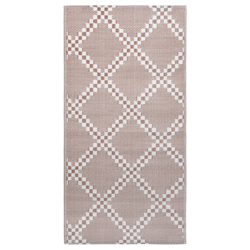Tapis d'extérieur arakil marron 160x230 cm pp