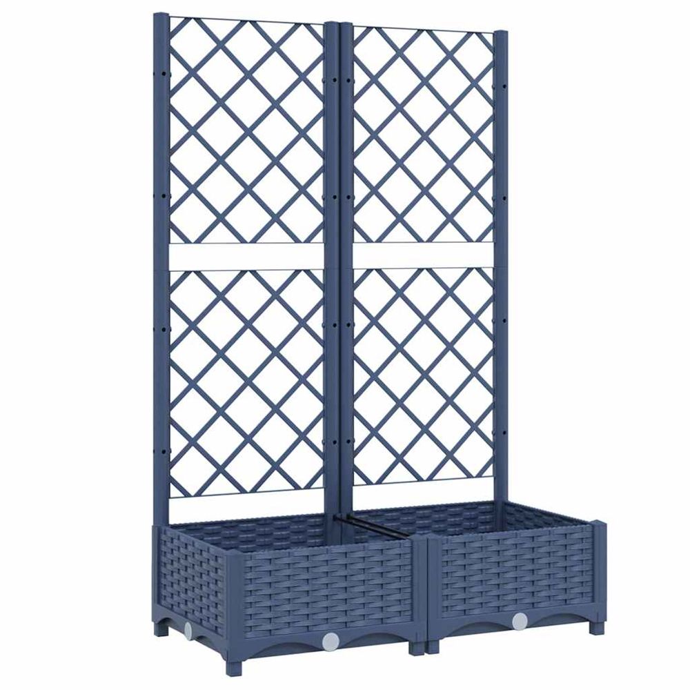 Jardin gris bleu 80 x 40 x 121,5 cm