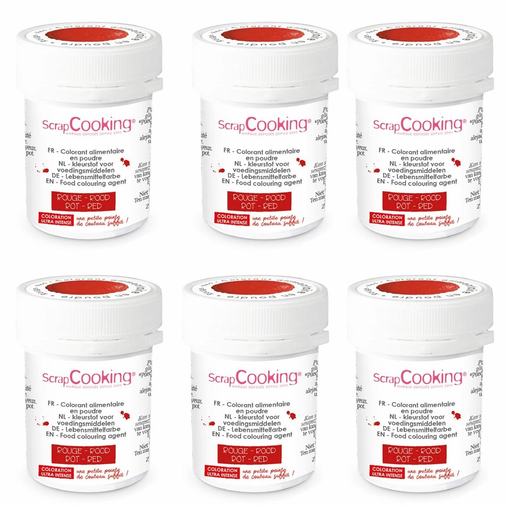 Colorant alimentaire en poudre 30 g - rouge