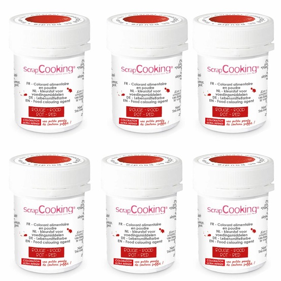 Colorant alimentaire en poudre 30 g - rouge