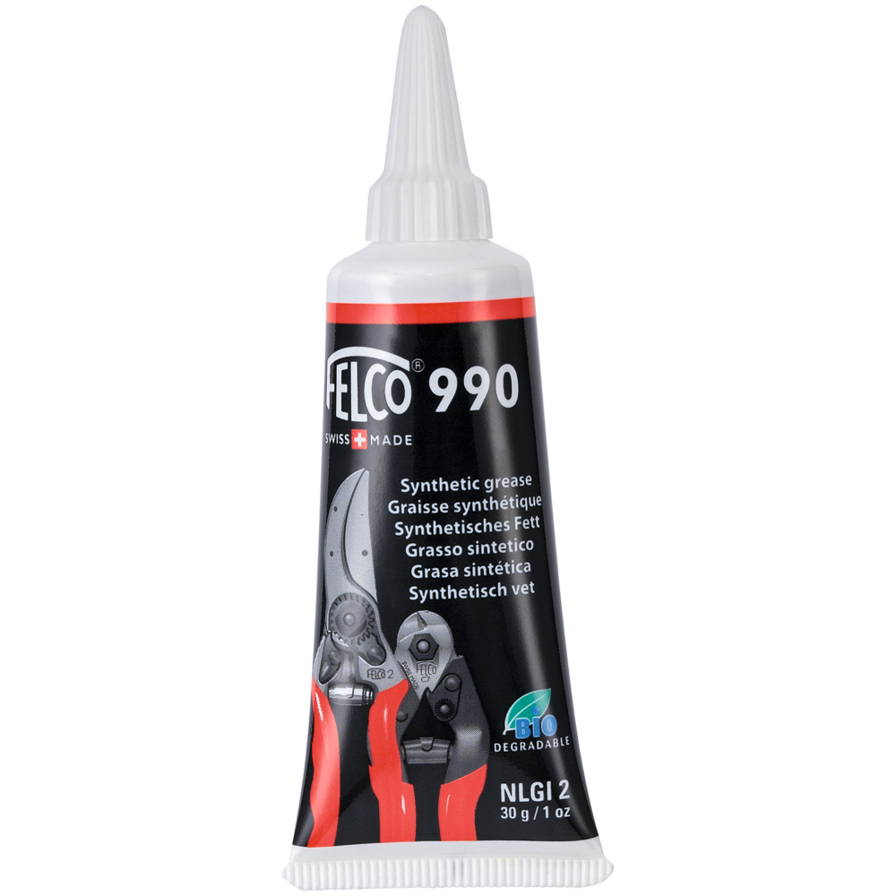Felco graisse synthétique n° 990 (40 g, lubrifiant pour sécateurs, produit d'entretien pour cisailles, graisse sans cov)