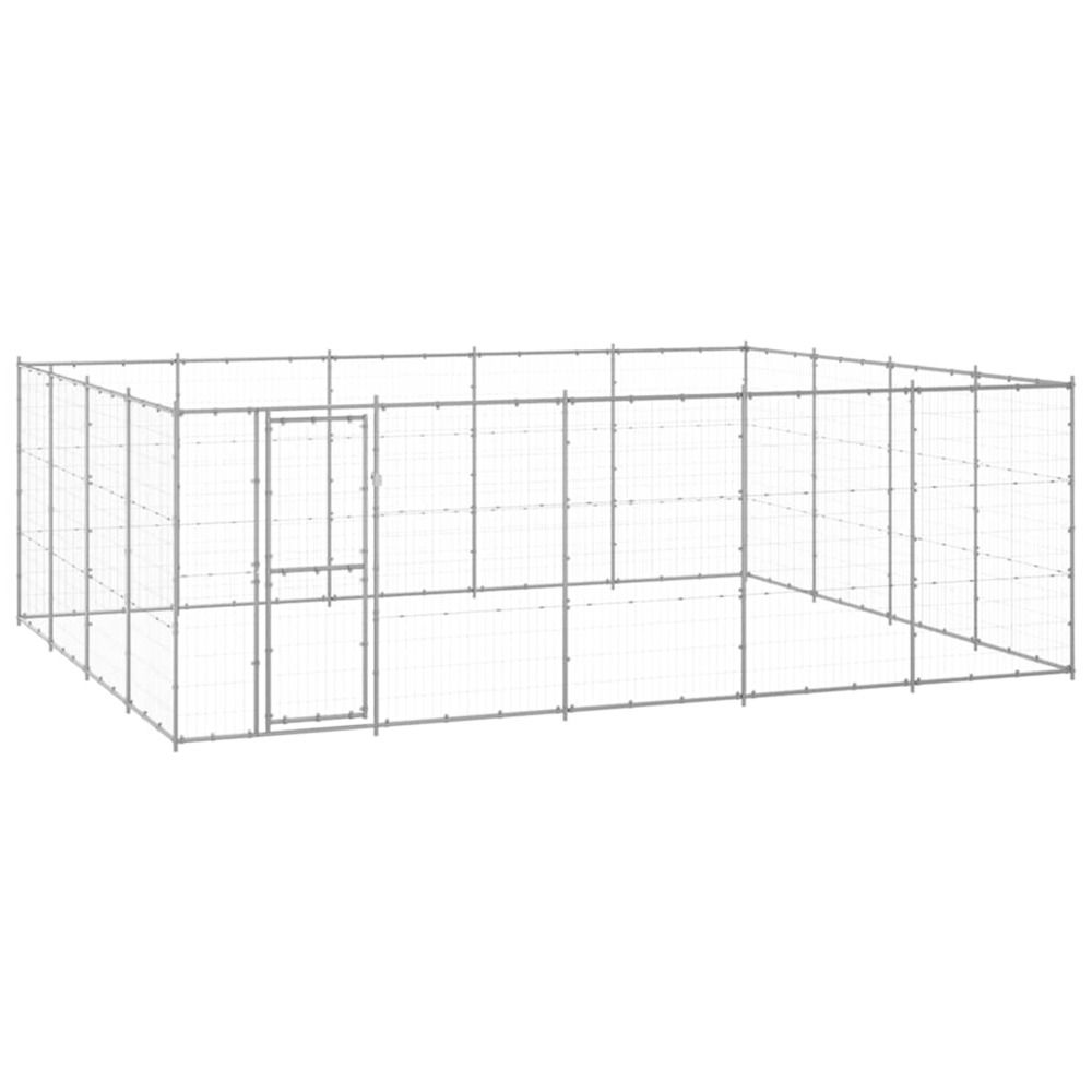 Chenil extérieur acier galvanisé 24,2 m²
