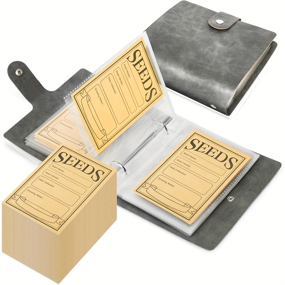 50 enveloppes de stockage de graines de plantes à insérer
