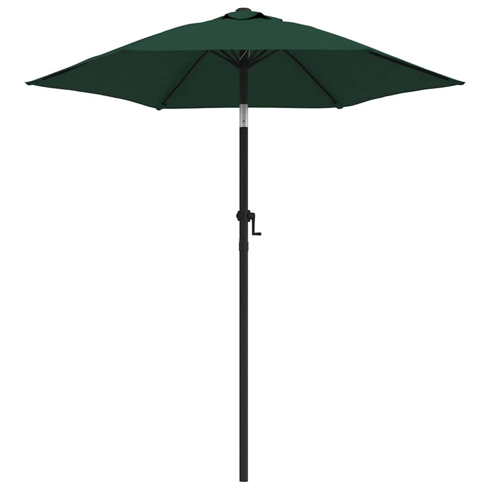 Parasol vert 200x224 cm aluminium