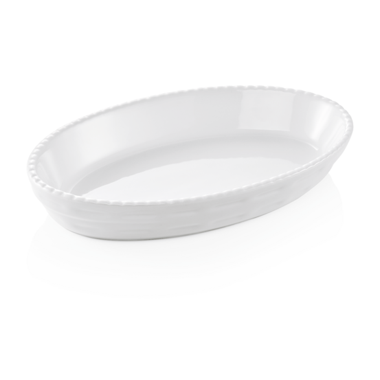 Moule a pâtisserie en porcelaine blanc l 320 mm l 195 mm h 50 mm - was germany