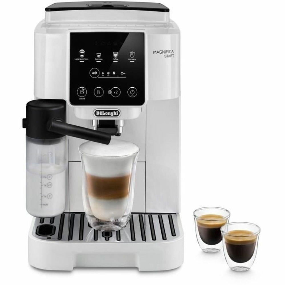 Machine expresso broyeur magnifica start ecam 220.61.w - blanc inox - machine à café à grains