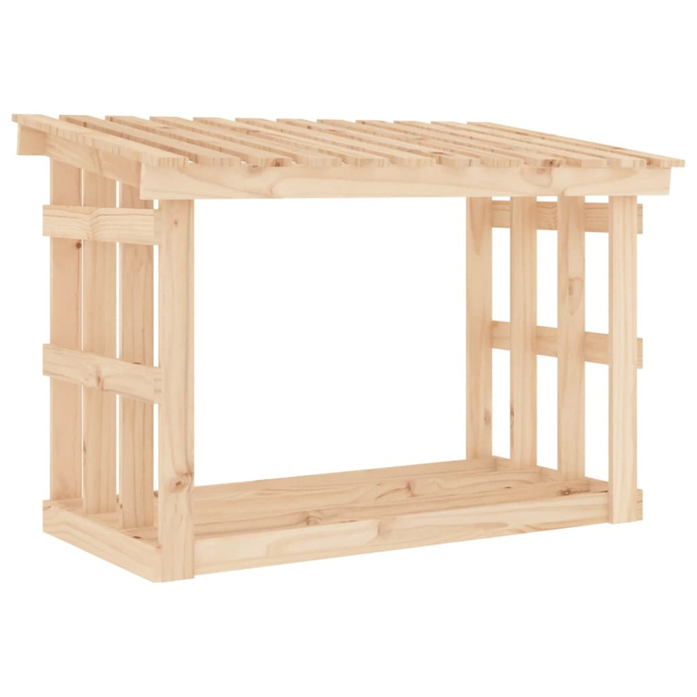 Support pour bois de chauffage 108x64,5x77 cm bois de pin