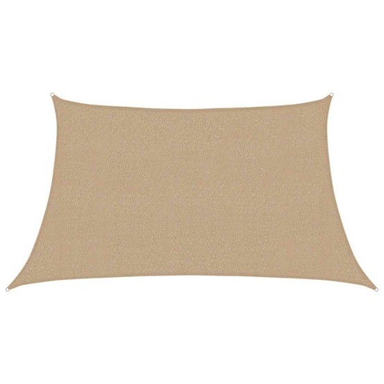 Voile d'ombrage 160 g/m² taupe 3/4x2 m pehd