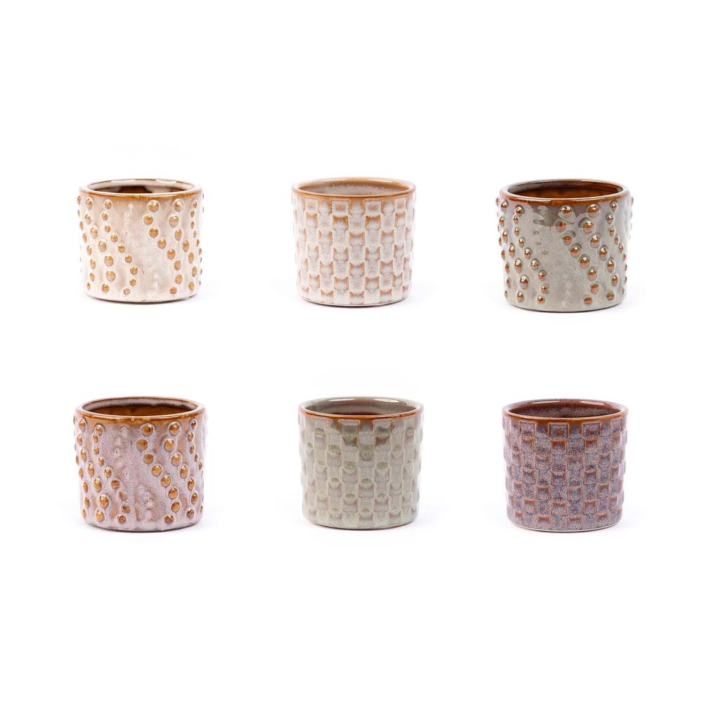 Mini pot set 6 - madrid - d7.2 h6.3