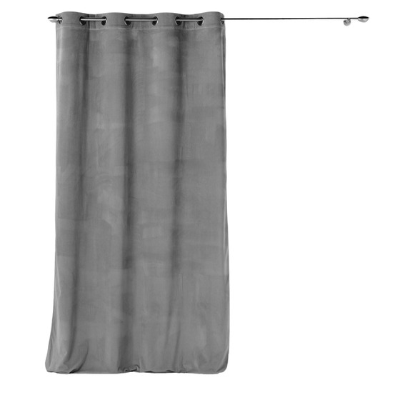 Rideau a oeillets velours cottele