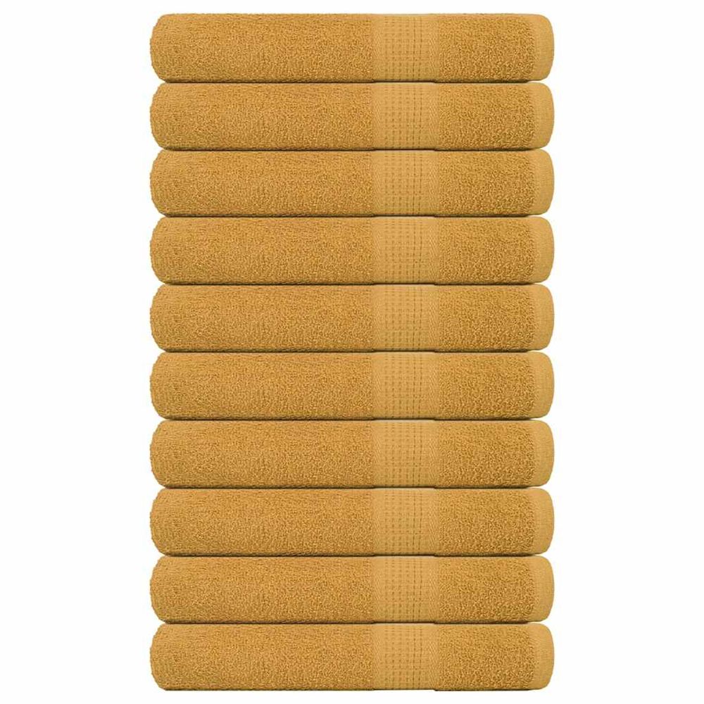 Serviettes frogn 10 pcs doré 100x200 cm 360 g/m²