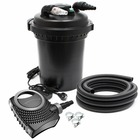 Kit set bassin 30000 litres 11 watts uvc pompe 6000 l/h tuyau 5 m kit de filtration