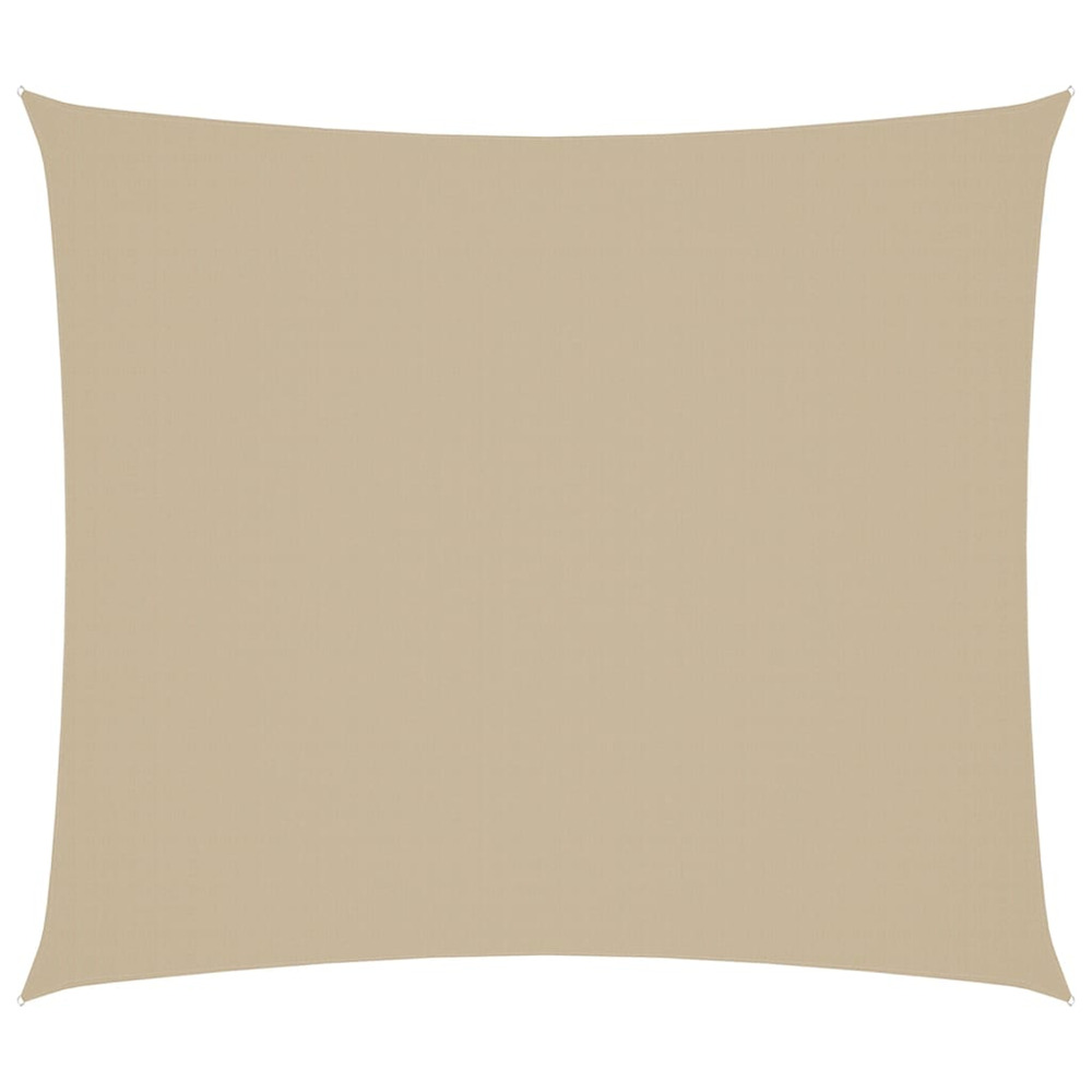 Voile de parasol tissu oxford rectangulaire 2x2,5 m beige