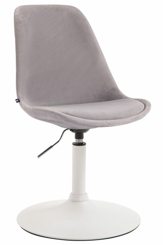 Chaise de salle à manger maverick velours blanc