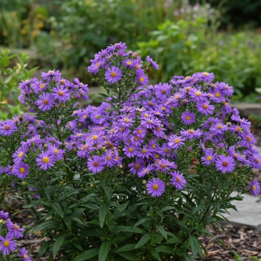 Aster grand d'automne helen picton, aster novi-belgii lot de 9 godets