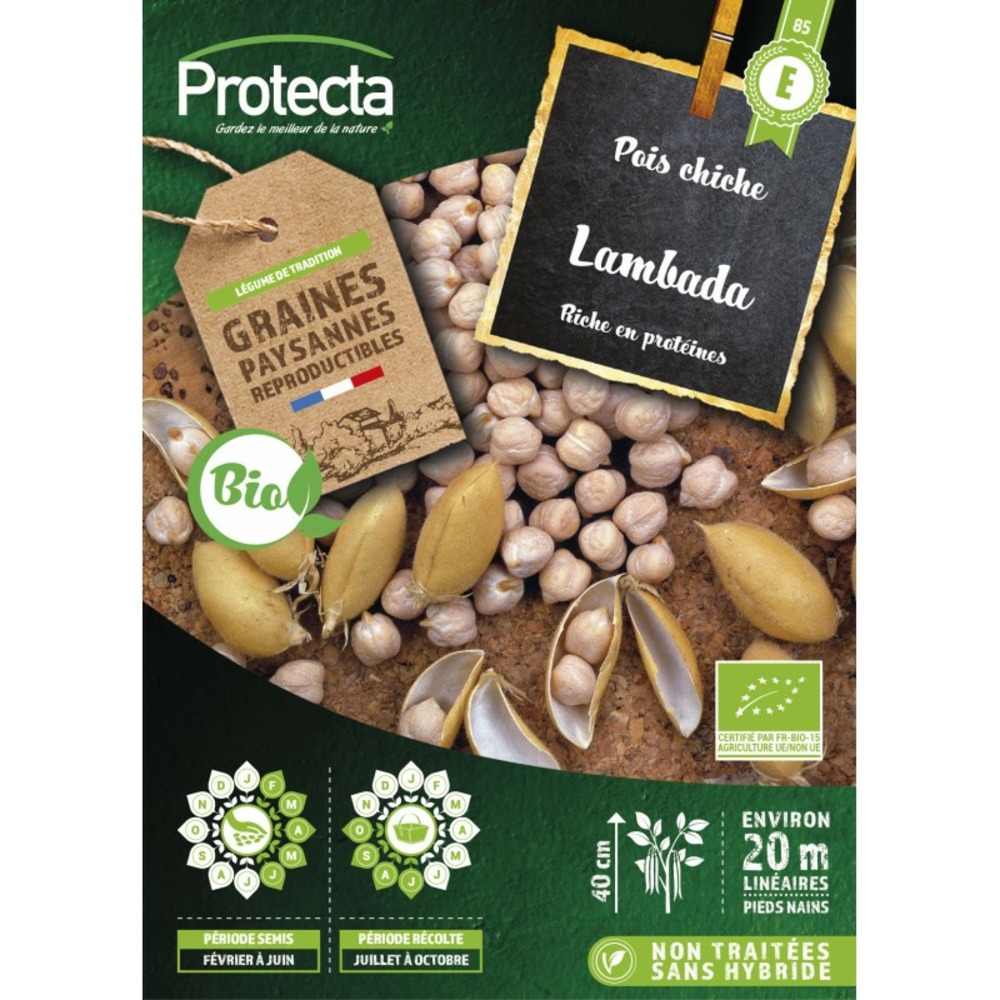 Graines paysannes - pois chiche lambada bio