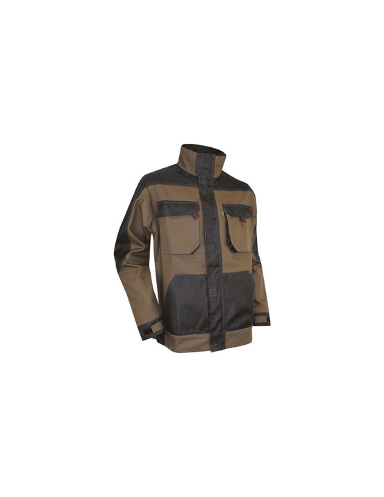 Veste résine taupe/noir - t.6