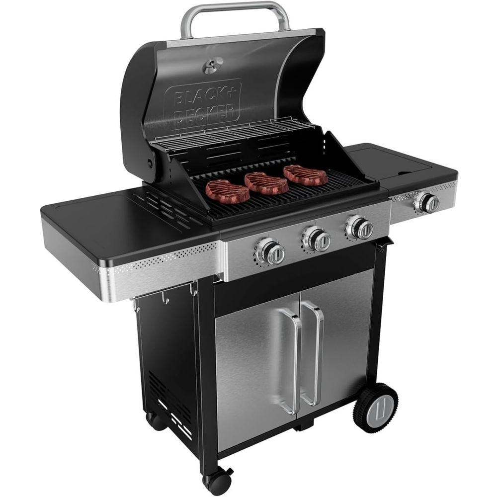 Barbecue à gaz sur pied 3 feux 10.8kw - bxog12950f