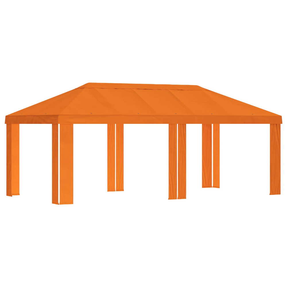 Housse de gazebo 6 x 3 m orange polyester 190