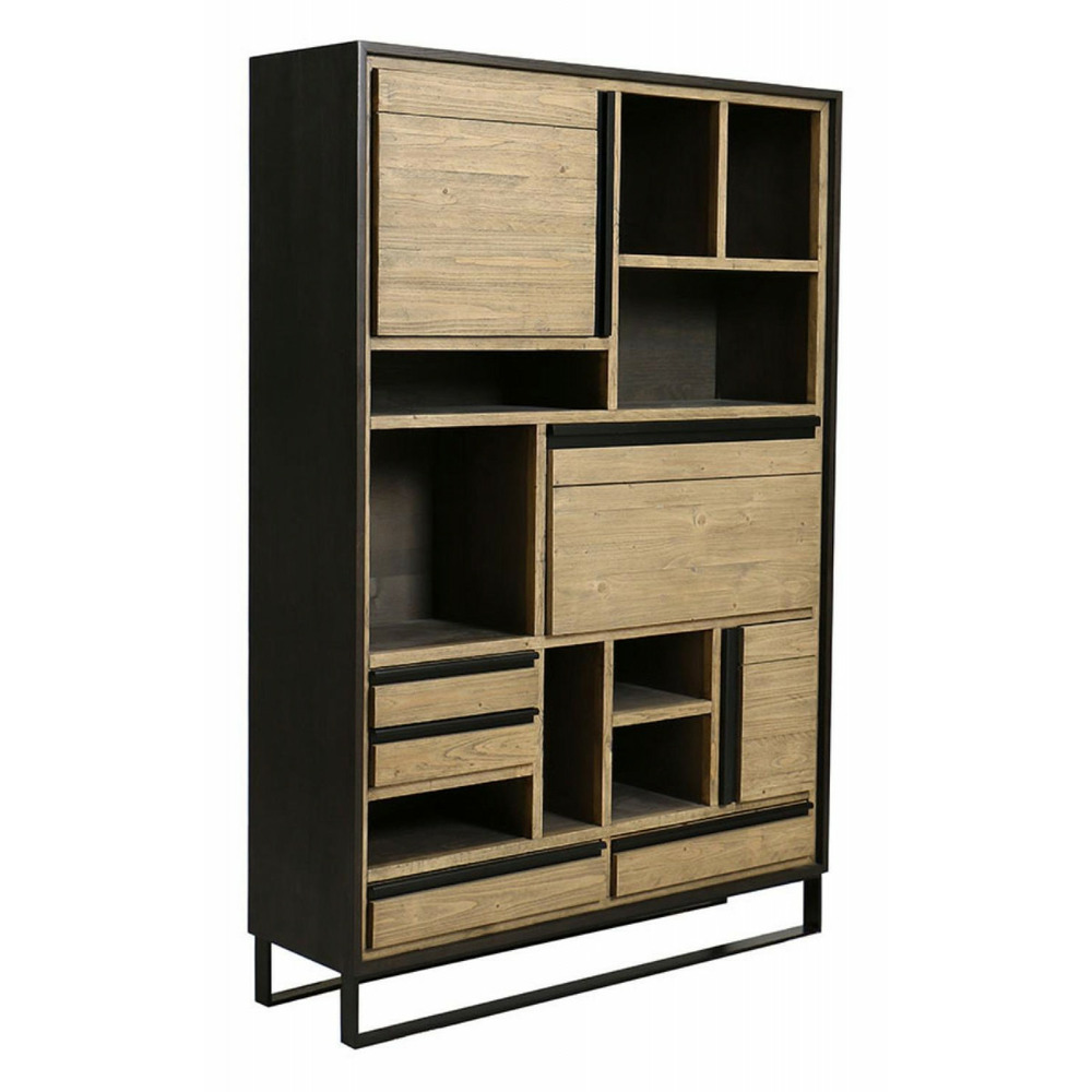 Bibliothèque bois marron - lazare interior's