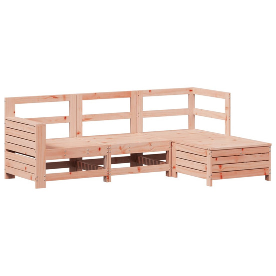 Salon de jardin 4 pcs bois massif sapin de douglas