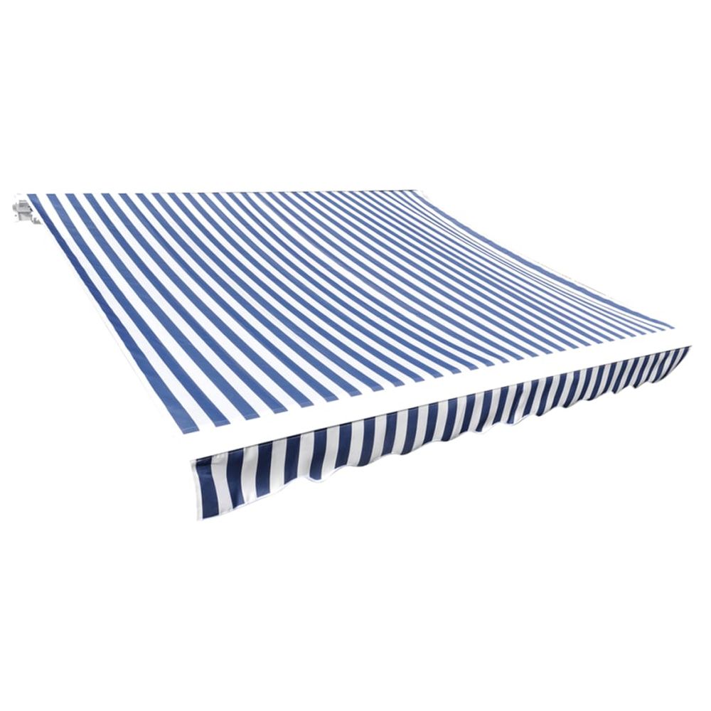 TOIT D AUVENT TOILE BLEU ET BL-(862673)