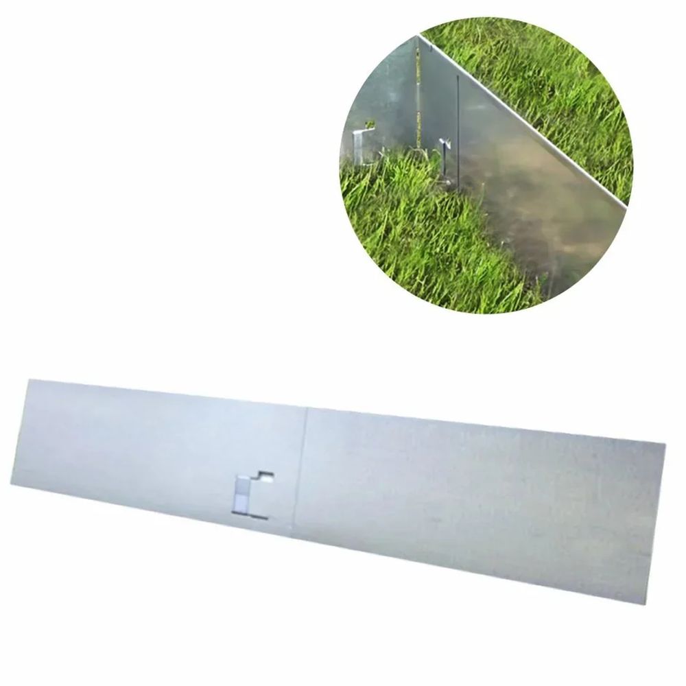 Bordure de jardin en métal 13,5 cm x 120 cm one couleur | bordure jardin | bordures de jardin, couleur: non coloré