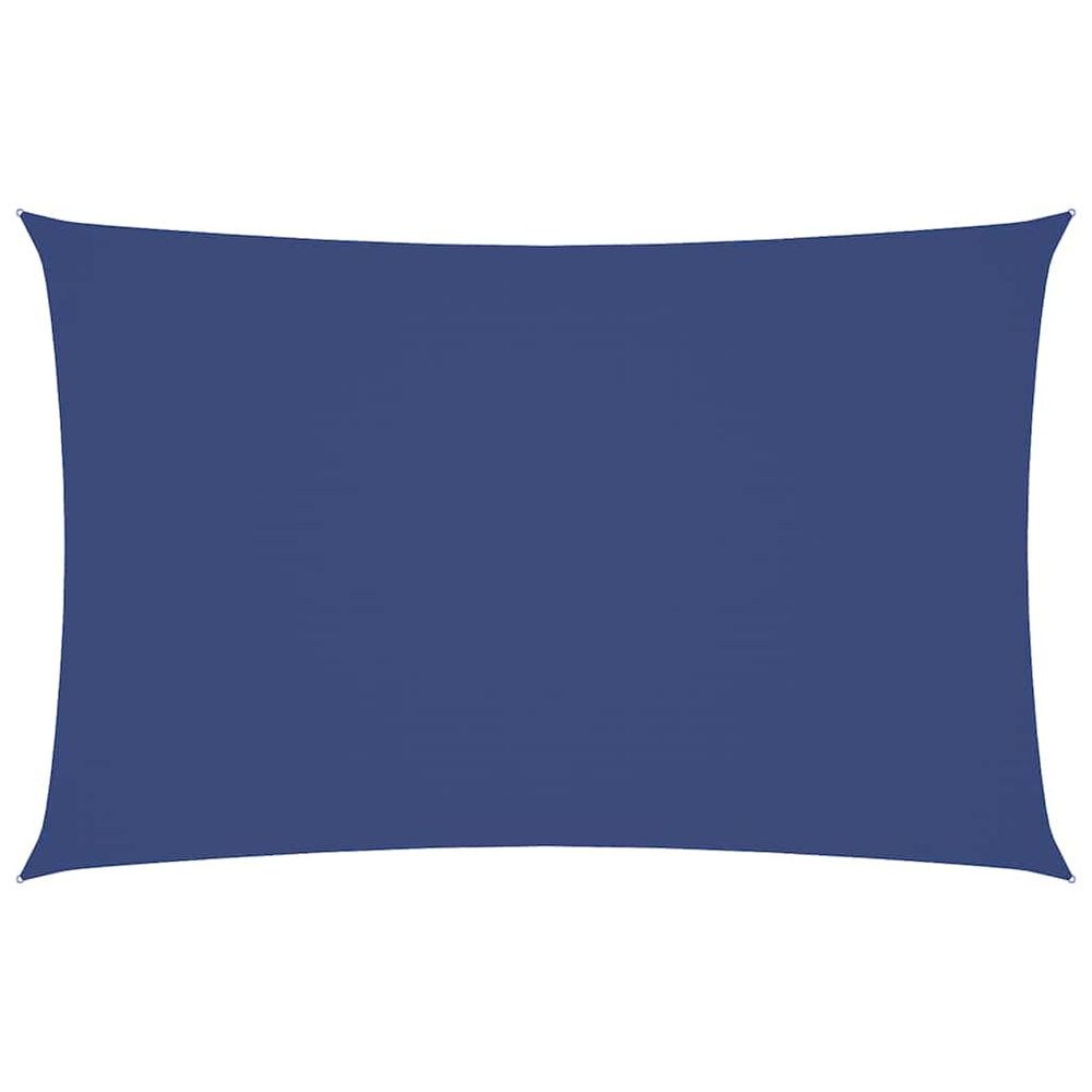 Voile de parasol tissu oxford rectangulaire 2,5x5 m bleu