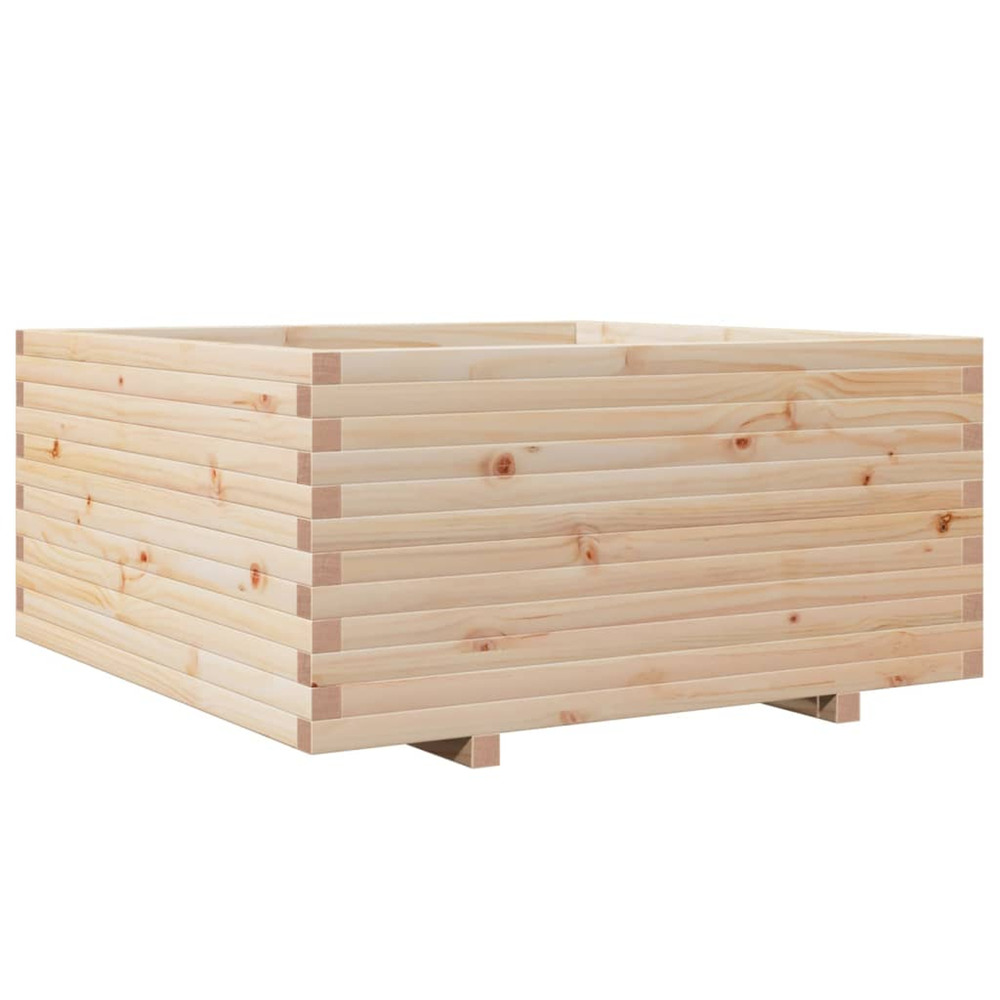 Jardinière d'extérieur 100x100x49,5 cm bois de pin massif