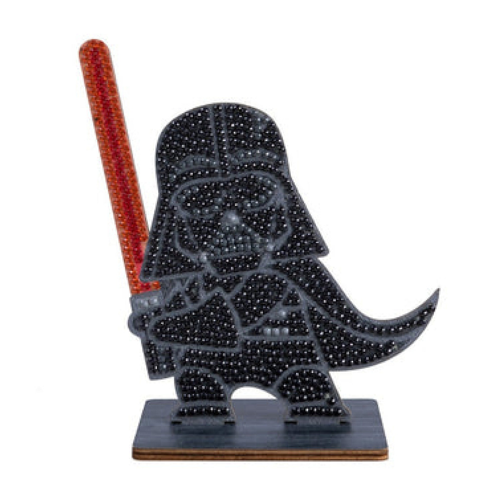 Kit de figurine en bois à diamants dark vador - 15 cm