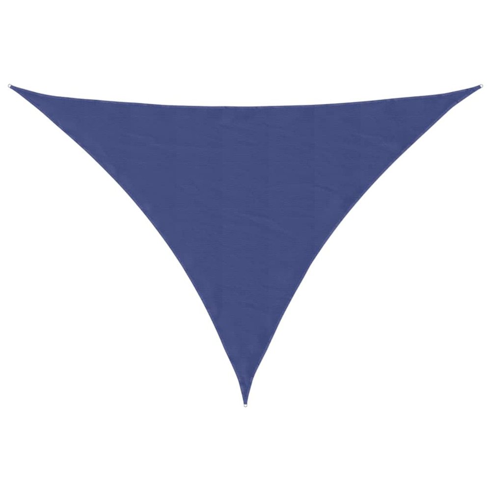 Voile de parasol tissu oxford triangulaire 4x4x5,8 m bleu