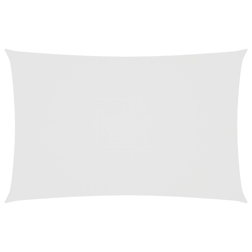 Voile de parasol tissu oxford rectangulaire 5x8 m blanc