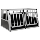 Cage pour chien à double porte 89 x 69 x 50 cm