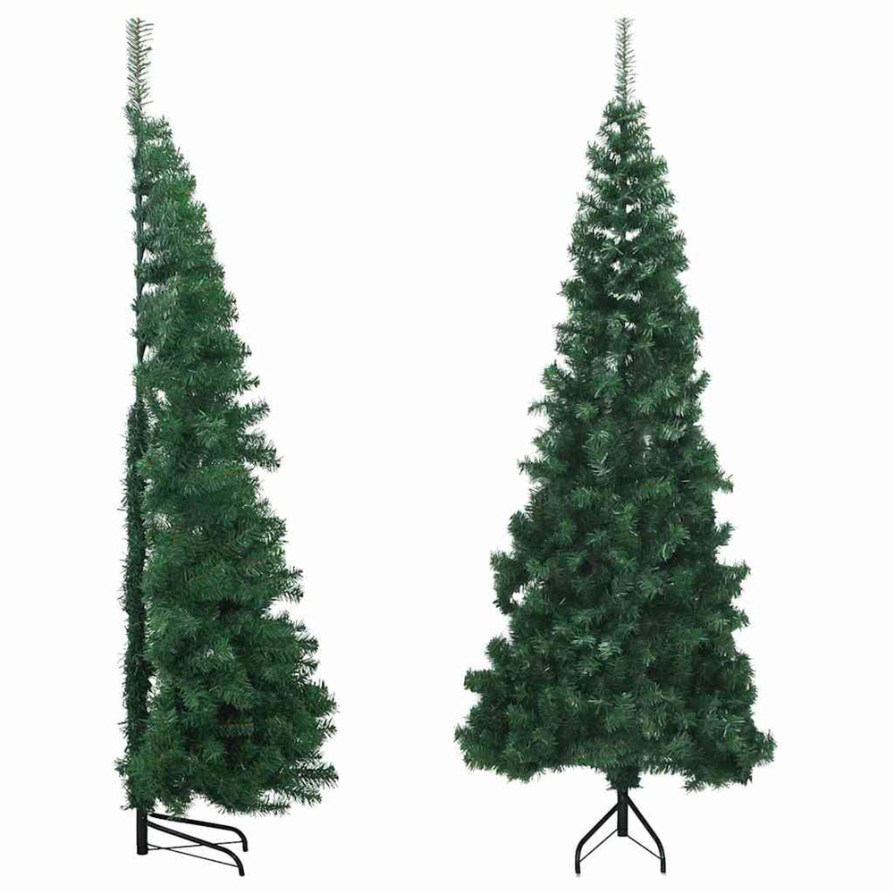 Sapin de noël artificiel d'angle vert 180 cm pvc