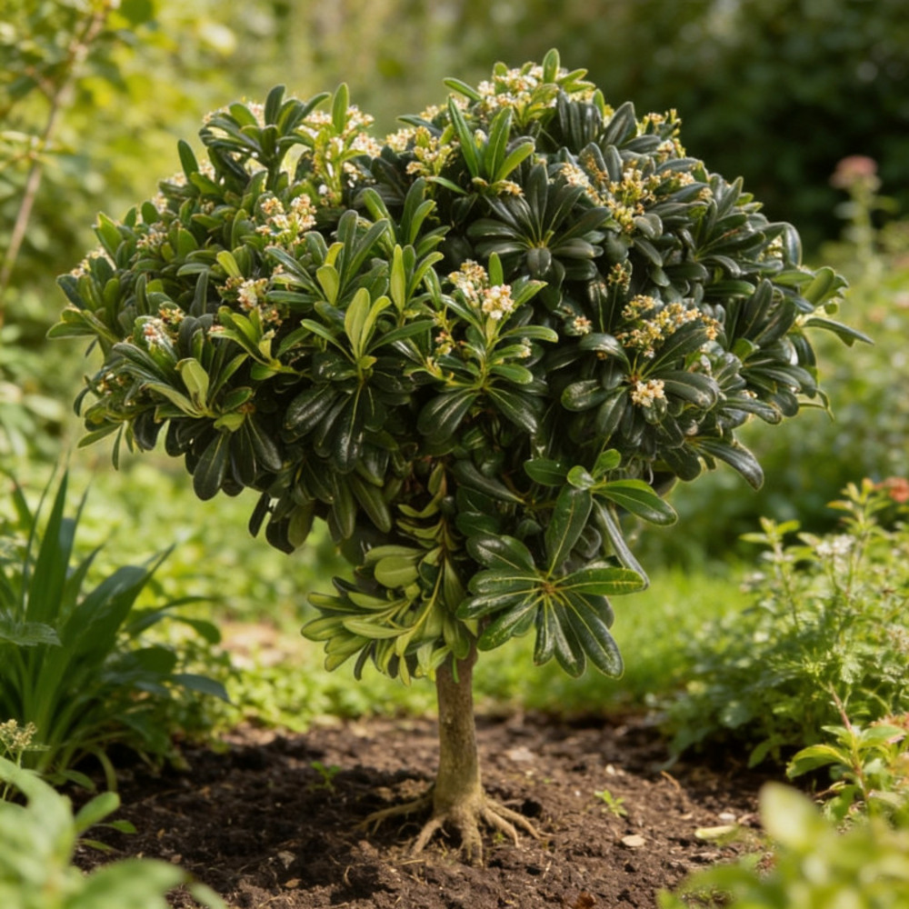 Pittospore du japon nain 60/80cm pot 15l - pittosporum tobira