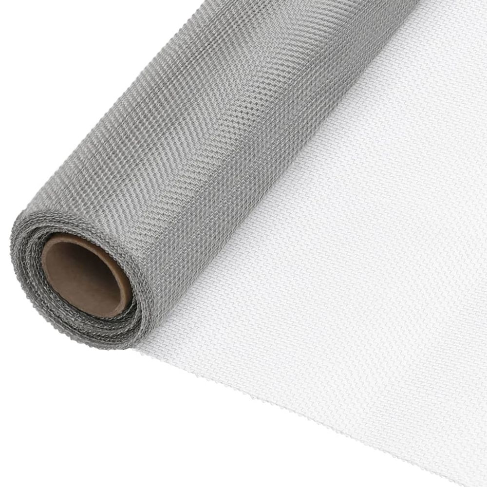 Mailles 112 x 500 cm acier inox 304 argenté