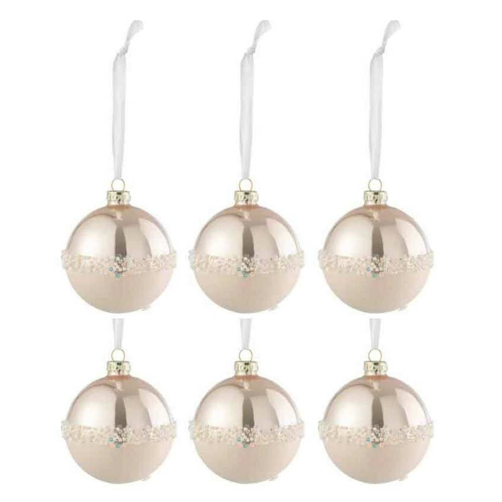 Lot de 6 boules de noël 