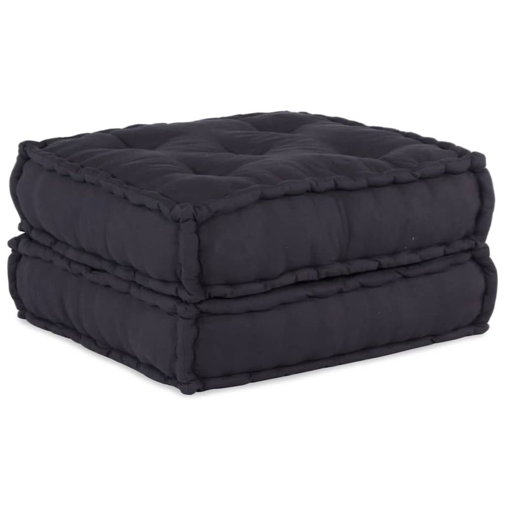 Canapé modulaire anthracite 70x70x36 tissu