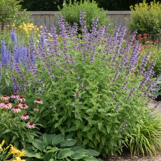 Herbe aux chats - menthe des chats sibirica, nepeta lot de 5 godets
