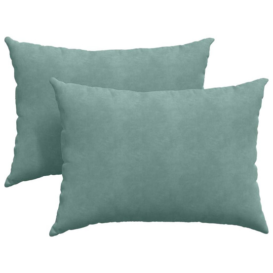 Coussins de canapé 2 pcs vert mer 70 x 50 cm